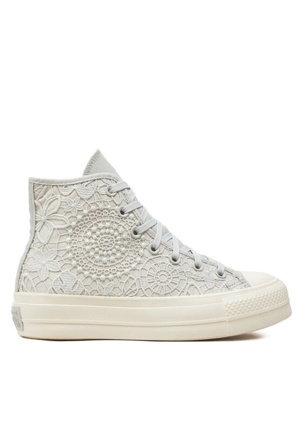 Converse Trampki Chuck Taylor All Star Lift Platform Butterflies A07538C Biały. Kolor: biały. Obcas: na platformie