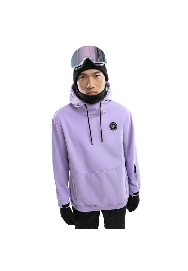 SIROKO - Kurtka snowboardowa męska W1 Snowy. Kolor: niebieski. Materiał: softshell, materiał. Sezon: zima. Sport: snowboard