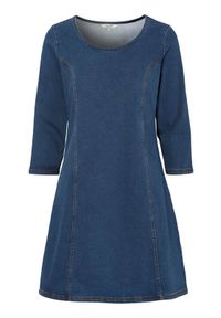 Cellbes Sukienka dżinsowa denim female niebieski 46/48. Kolor: niebieski. Materiał: denim. Styl: elegancki #1