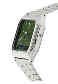 Casio Zegarek Vintage AQ-230A-3AMQYES Srebrny. Kolor: srebrny. Styl: vintage #5