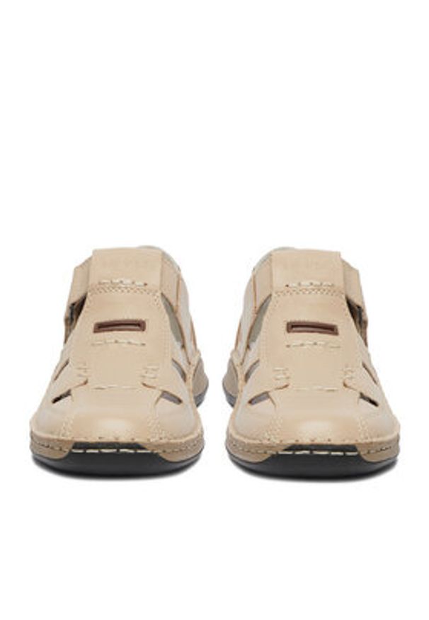 Rieker Półbuty CEO-05284-60 Beżowy jasny. Kolor: beżowy. Materiał: skóra