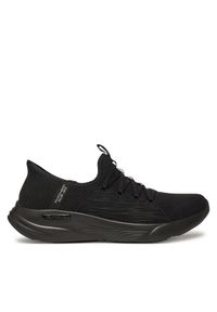 skechers - Skechers Sneakersy 150353/BBK Czarny. Kolor: czarny. Materiał: materiał