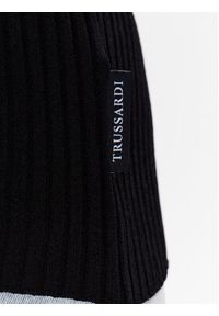 Trussardi Jeans - Trussardi Sweter 56M00583 Czarny Slim Fit. Kolor: czarny. Materiał: syntetyk #4