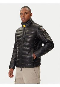 Parajumpers Kurtka skórzana Ernie 25WMPMJKLE02 Czarny Slim Fit. Kolor: czarny. Materiał: skóra #1