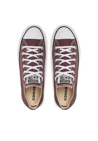 Converse Trampki Chuck Taylor All Star Lift Platform A10647C Bordowy. Kolor: czerwony. Materiał: materiał. Obcas: na platformie #3