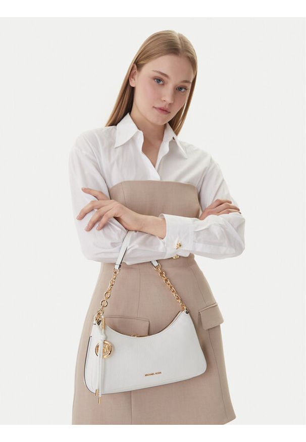 MICHAEL Michael Kors Torebka 32R6GY5W8L Biały. Kolor: biały. Materiał: skórzane