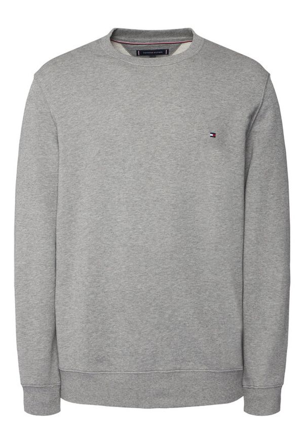 TOMMY HILFIGER - Tommy Hilfiger Bluza Essential MW0MW37237 Szary Regular Fit. Kolor: szary. Materiał: bawełna