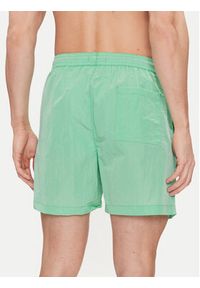 Calvin Klein Swimwear Szorty kąpielowe KM0KM00980 Zielony Regular Fit. Kolor: zielony. Materiał: syntetyk #2