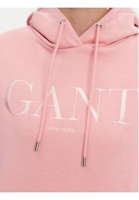 GANT - Gant Bluza 4200503 Różowy Regular Fit. Kolor: różowy. Materiał: bawełna