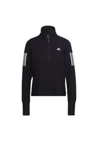 Adidas - Bluza do biegania Own the Run Running 1/2 Zip. Kolor: czarny. Materiał: materiał. Sport: bieganie