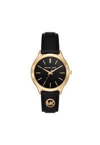 Michael Kors Zegarek Slim Runway MK7553 Czarny. Kolor: czarny
