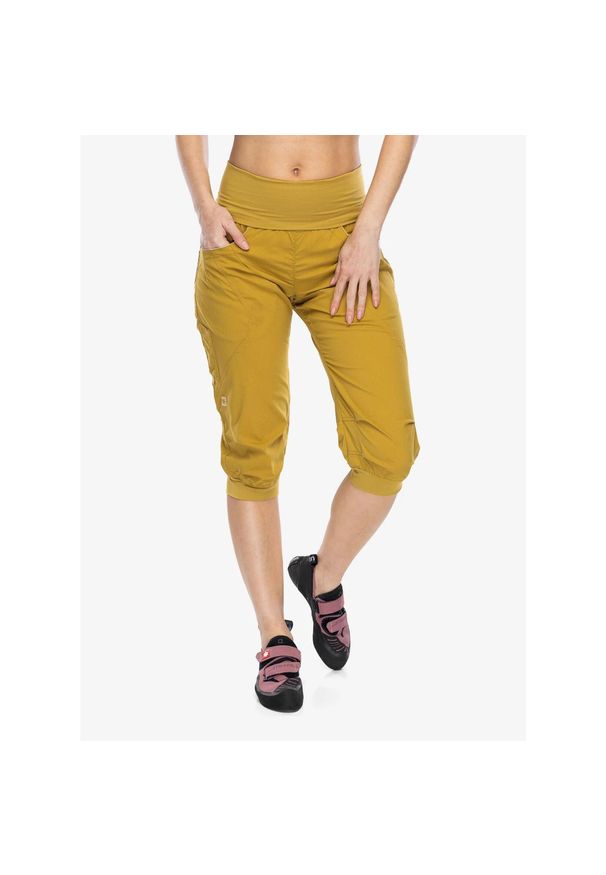 OCUN - Spodenki wspinaczkowe damskie Ocun Noya Shorts. Kolor: żółty