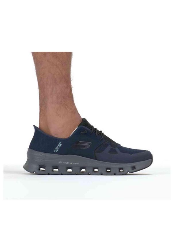 skechers - Buty męskie SKECHERS Glide-Step Pro. Kolor: wielokolorowy, niebieski, biały
