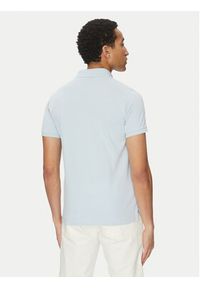 Geox Polo M5511B T3240 F4508 Błękitny Regular Fit. Typ kołnierza: polo. Kolor: niebieski. Materiał: bawełna #4