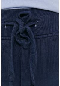 Answear Lab Spodnie damskie kolor granatowy gładkie. Kolor: niebieski. Materiał: dzianina. Wzór: gładki #4