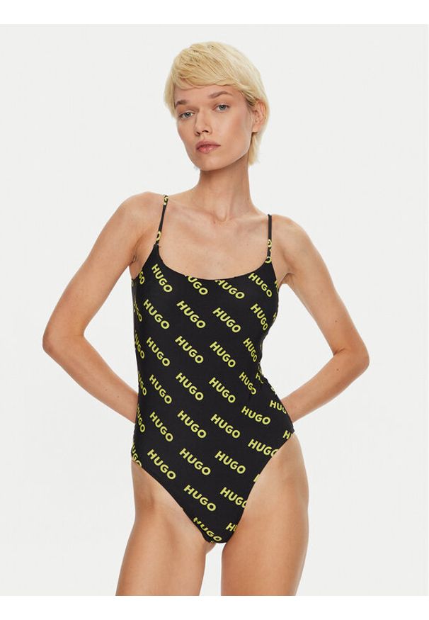 Hugo Strój kąpielowy Pure 50527050 Czarny. Kolor: czarny. Materiał: syntetyk