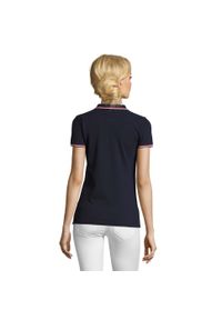 SOL'S - Damska Koszulka Polo Prestige. Typ kołnierza: polo. Kolor: niebieski