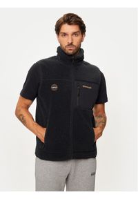 Napapijri Kamizelka Yupik NP0A4HZK Czarny Regular Fit. Kolor: czarny. Materiał: syntetyk #1