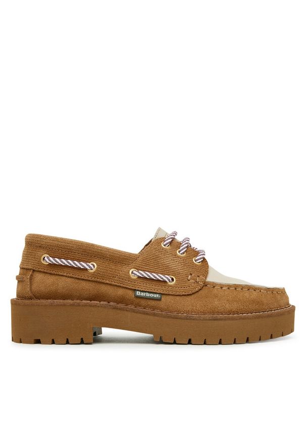 Półbuty Barbour. Kolor: brązowy