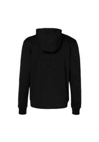 Bluza z kapturem dla dzieci Kappa Bali. Typ kołnierza: kaptur. Kolor: czarny. Sport: turystyka piesza