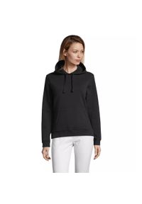 SOL'S - Bluza damska z kapturem Sol's Spencer. Typ kołnierza: kaptur. Kolor: czarny #1