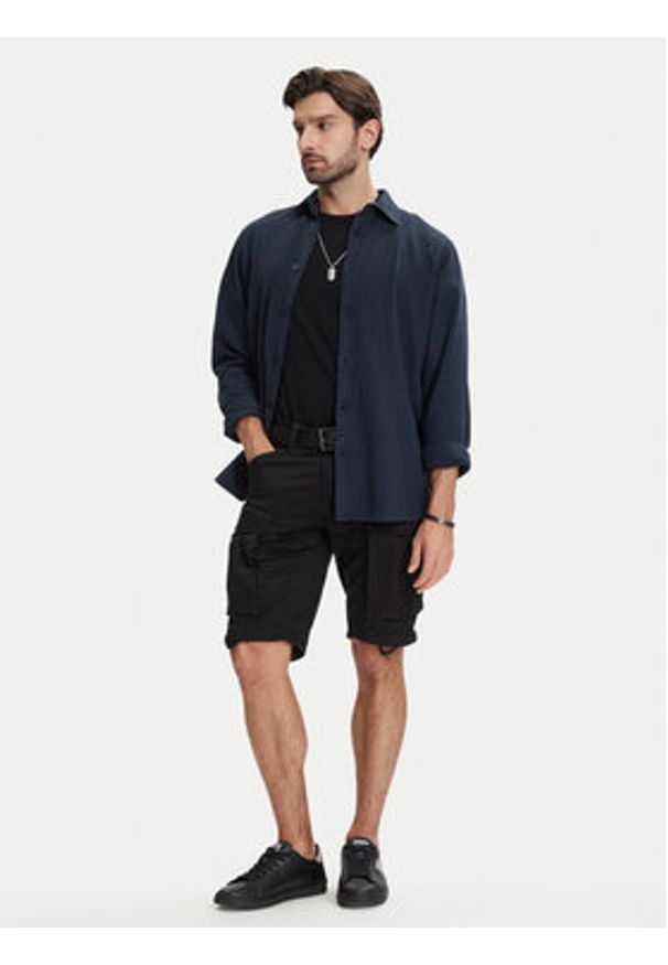 G-Star RAW - G-Star Raw Koszula Clean D25196-D454 Granatowy Regular Fit. Kolor: niebieski. Materiał: bawełna