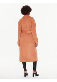Calvin Klein Płaszcz wełniany K20K205006 Pomarańczowy Oversize. Kolor: pomarańczowy. Materiał: wełna #5