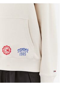 Tommy Jeans Bluza DW0DW17689 Beżowy Relaxed Fit. Kolor: beżowy. Materiał: bawełna #3