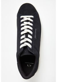 Armani Exchange - Sneakersy męskie zamszowe ARMANI EXCHANGE. Materiał: zamsz