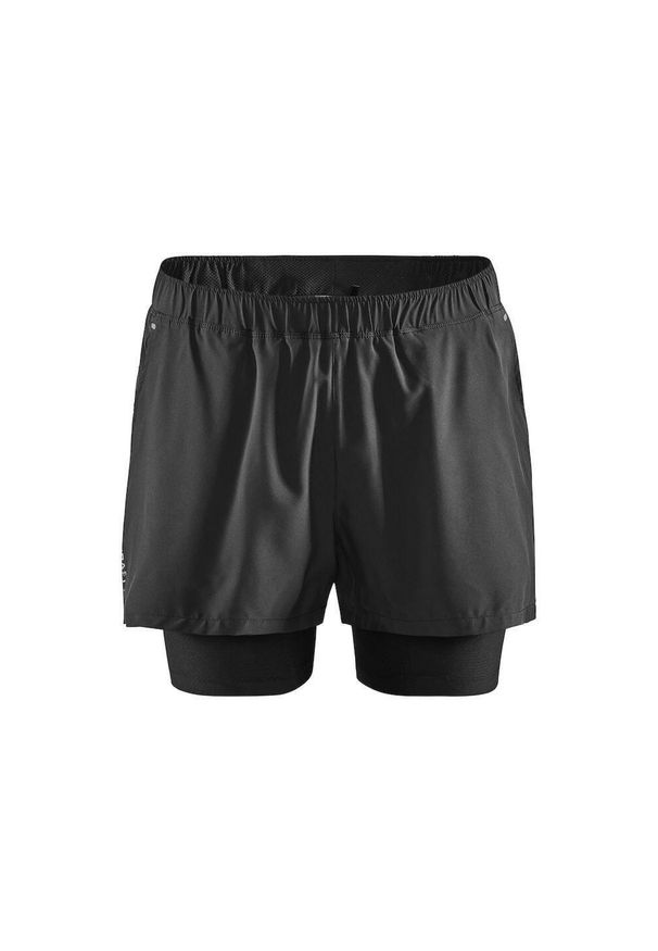 Szorty Craft Adv Essence 2en1 Stretch. Kolor: czarny. Długość: krótkie. Sport: bieganie