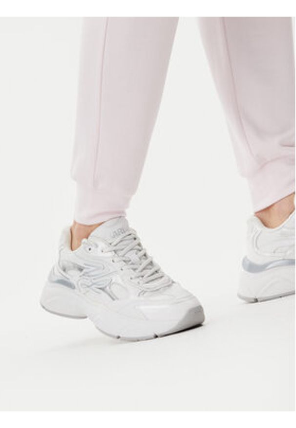 Guess Spodnie materiałowe O5GB05 KCQP2 Różowy Regular Fit. Kolor: różowy. Materiał: syntetyk