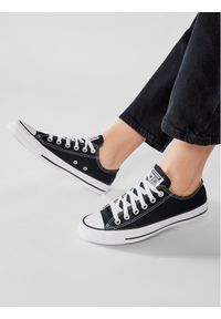 Converse Trampki Chuck Taylor All Star Ox M9166C Czarny. Kolor: czarny. Materiał: materiał #1