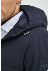 TOMMY HILFIGER - Tommy Hilfiger kurtka męska kolor granatowy przejściowa. Okazja: na co dzień. Kolor: niebieski. Materiał: syntetyk, materiał. Styl: casual #5