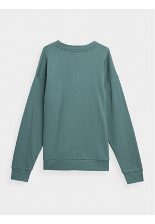 outhorn - Outhorn Bluza OTHAW23TSWSM0755 Turkusowy Regular Fit. Kolor: turkusowy. Materiał: bawełna