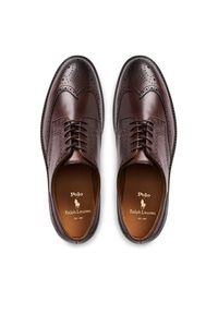 Polo Ralph Lauren Półbuty 803955640003 Brązowy. Kolor: brązowy. Materiał: skóra