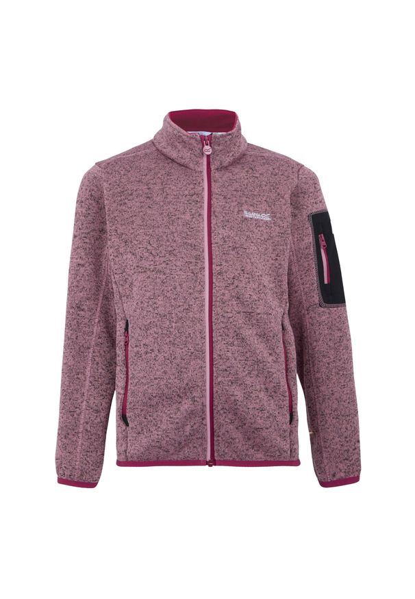 Regatta - Kurtka Dziecięca Newhill Fleece Jacket. Kolor: czerwony, wielokolorowy, różowy. Sezon: zima