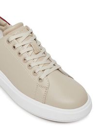 Calvin Klein Sneakersy Cupsole Lace Up - Suede Bt HW0HW02404 Beżowy. Kolor: beżowy. Materiał: skóra #6