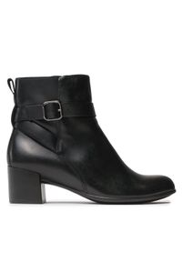 ecco - ECCO Botki Dress Classic 35 20991301001 Czarny. Kolor: czarny. Materiał: skóra #1