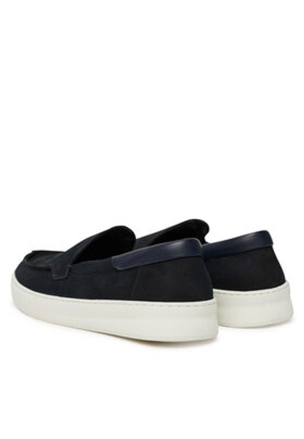 Filling Pieces Półbuty Signature Loafer 79128261658 Granatowy. Kolor: niebieski. Materiał: skóra