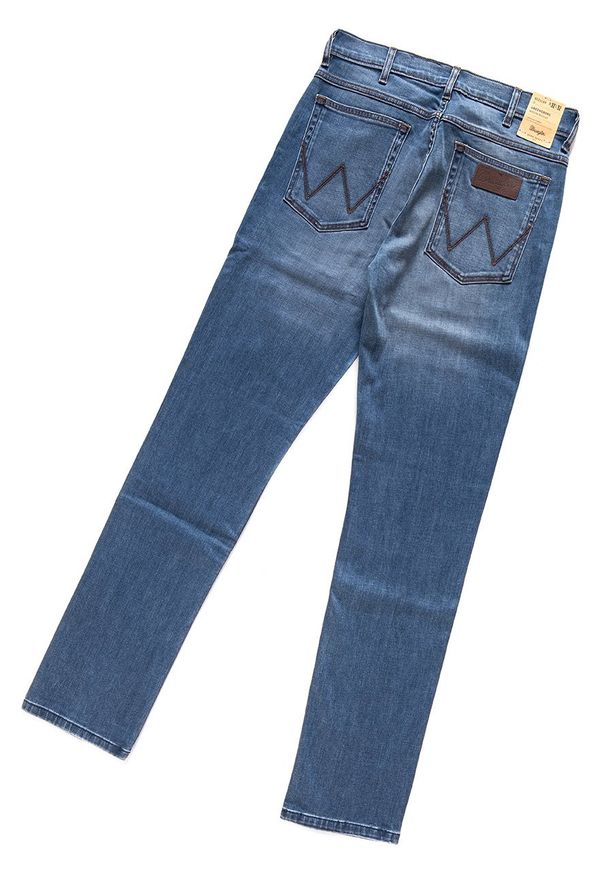 Wrangler - WRANGLER GREENSBORO MĘSKIE SPODNIE JEANSOWE JEANSY DŻINSY BRIGHT STROKE W15QMU91Q