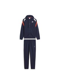 Diadora - Zestaw dresowy męski DIADORA TRACKSUIT HOODIE FZ CORE. Kolor: niebieski. Materiał: dresówka #1