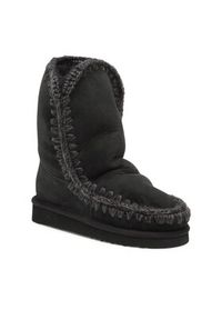 Mou Śniegowce Eskimo Boot 24 FW101000A Czarny. Kolor: czarny. Materiał: skóra, zamsz #5