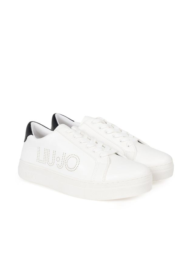 Liu Jo Sneakersy "Alicia 508" | 4A3705EX014 | Kobieta | Biały. Okazja: na co dzień. Nosek buta: okrągły. Kolor: biały. Materiał: skóra ekologiczna. Sezon: lato
