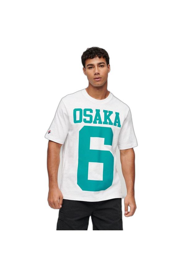 Koszulka Superdry Osaka Loose. Kolor: biały