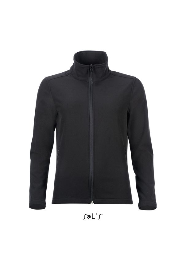 SOL'S - Damska wiatrówka Sol's Race. Kolor: czarny. Materiał: polar
