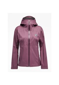 Kurtka przeciwdeszczowa damska Black Diamond Fineline Stretch Shell. Kolor: fioletowy. Sport: turystyka piesza #1