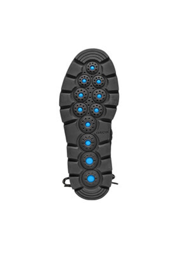 Geox Śniegowce D Spherica Ec7.1 B A D46WSA 00022 C9999 Czarny. Kolor: czarny. Materiał: zamsz, skóra