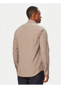 Calvin Klein Koszula Essentials LV019EU037 Beżowy Slim Fit. Kolor: beżowy. Materiał: bawełna #4