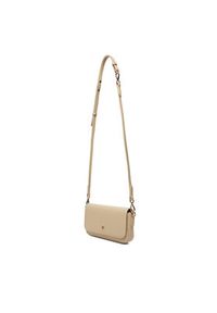 TOMMY HILFIGER - Tommy Hilfiger Torebka Th Icon Conv AW0AW17677 Beżowy. Kolor: beżowy. Materiał: skórzane #5