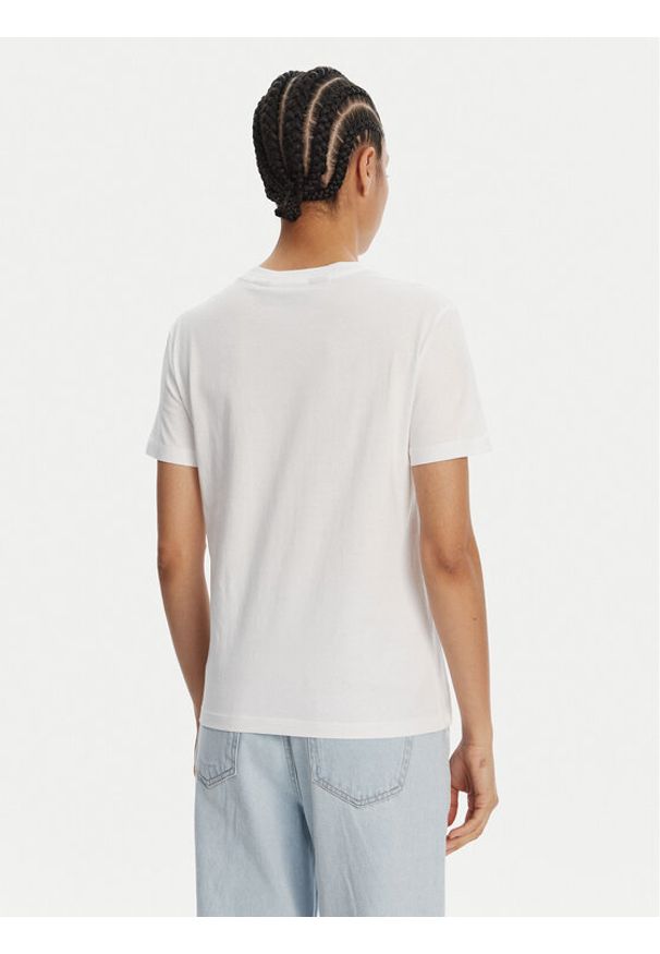 Just Cavalli T-Shirt 78PAHA01 Biały Regular Fit. Kolor: biały. Materiał: bawełna